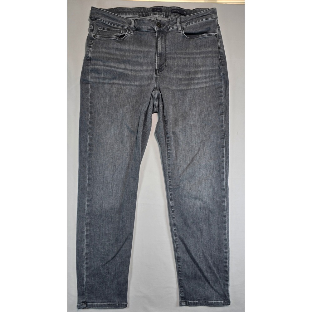 J. Jill Denim Gray Boyfriend‎ Straight Leg Ankle Jeans Womens 18 WPT220891